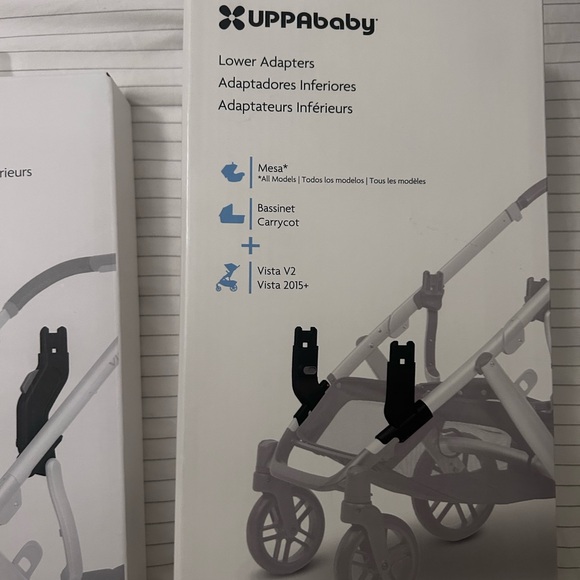 UPPAbaby Lower Adapters for VISTA V2 - Black - Picture 3 of 6